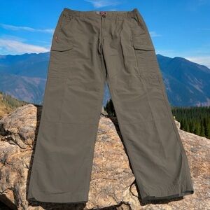 Craghoppers Tan Outdoor Cargo Pants Insect Shield Nosilife Men’s Size 36R